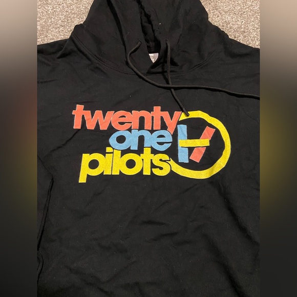 NWOT Black Twenty One Pilots Hoodie - Picture 2 of 5